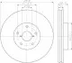Тормозной диск передний Subaru Tribeca 06- HELLA (8DD 355 116-361) изображение 5
