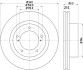 Тормозной диск перед. Lexus LX570/Toyota Land Cruiser VII (J200) 4.5TD 08- HELLA 8DD 355 116-551 (фото 4)