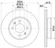 Тормозной диск HELLA (8DD355116561) изображение 4