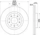 Тормозной диск HELLA (8DD355116691) изображение 4