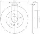 Гальмівний диск HELLA (8DD 355 116-831) зображення 5