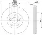 Тормозной диск HELLA (8DD355116981) изображение 4