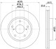 Диск тормозной перед, Toyota Prius/ RAV 4 III 1.8/2.4 05- HELLA 8DD 355 117-361 (фото 4)