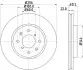 Гальмівний диск HELLA (8DD355117371) зображення 4