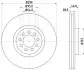 Гальмівний диск HELLA (8DD355117461) зображення 4