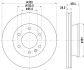 Гальмівні диски HELLA 8DD355117-621 (фото 5)