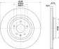 Тормозной диск HELLA (8DD355117721) изображение 4