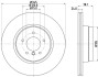 Диск тормозной задний BMW X5 E70, X6 E71 04-14 HELLA 8DD 355 117-761 (фото 4)