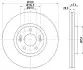 Диск тормозной 55378PRO HELLA (8DD355117971) изображение 4
