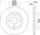 Диск тормозной 55524PRO HELLA (8DD355118181) изображение 4