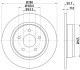 Тормозной диск задний. Ford C-Max, 10- HELLA 8DD 355 118-211 (фото 4)