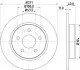 Диск гальмівний (задній) Ford Focus III 10- (271x11) HELLA (8DD355118221) зображення 4