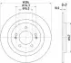 Тормозной диск HELLA (8DD355118231) изображение 4