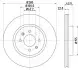 Диск тормозной 55393PRO HELLA (8DD355118251) изображение 4