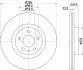 Тормозной диск HELLA (8DD355118411) изображение 4
