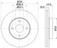 Тормозной диск HELLA (8DD355118621) изображение 4