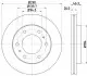 Диск гальмівний (передній) Mitsubishi Pajero 00- (290x26) HELLA (8DD 355 118-631) зображення 1