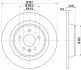 Фото Диск тормозной задний. Ford Galaxy/Kuga/S-MAX 2,0-2,2 TDCI 08- HELLA (8DD 355 118-841) изображение 4