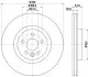 Тормозной диск HELLA (8DD355119131) изображение 4