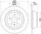 Диск тормозной 54684PRO HELLA (8DD355119151) изображение 4