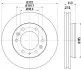 Диск гальмівний (передній) Ford Ranger 2.2 TDCi 11- (302x32) HELLA (8DD355119211) зображення 4