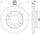 Диск гальмівний (передній) Ford Ranger 2.2 TDCi 11- (302x32) HELLA (8DD355119211) зображення 5