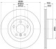 PRO BMW Диск гальмівний задн. X3 F25,X4 F26 11- HELLA 8DD355119-541 (фото 4)