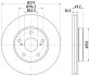 Гальмівні диски HELLA 8DD 355 119-661 (фото 4)