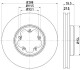 Гальмівні диски HELLA 8DD355120-111 (фото 4)