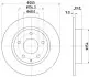 Тормозной диск HELLA (8DD355120461) изображение 4