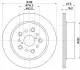 Тормозной диск HELLA (8DD355122231) изображение 4