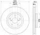 Тормозной диск HELLA (8DD355122241) изображение 1