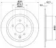 Диск гальмівний (задній) Nissan Juke 10-/Qashqai 07- (291.4x9) HELLA (8DD355122421) зображення 4
