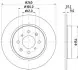 Тормозной диск HELLA (8DD355122531) изображение 4