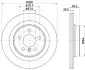 Диск гальмівний (задній) BMW 1 (F40)/2 (F45)/X1 (F48) 13-(300x20) HELLA (8DD355122631) зображення 4