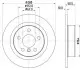 Фото Тормозной диск HELLA (8DD355122661) изображение 2