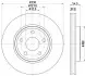 Тормозной диск HELLA (8DD355122681) изображение 4