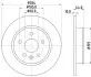 Тормозной диск HELLA (8DD355122751) изображение 5