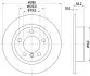 Диск гальмівний (задній) Mini Countryman (R60)/Paceman (R61) 10-16 (280x10) HELLA (8DD 355 123-001) зображення 4