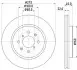 Тормозной диск HELLA (8DD355123071) изображение 4