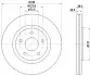 Тормозной диск HELLA (8DD355123151) изображение 4