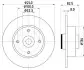 Фото Тормозной диск HELLA (8DD355123241) изображение 4