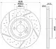 Тормозной диск HELLA (8DD355123471) изображение 4