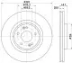 Фото Тормозной диск HELLA (8DD355125121) изображение 4