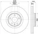 Тормозной диск HELLA (8DD355125171) изображение 1