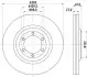 Тормозной диск HELLA (8DD355125231) изображение 4