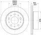 PRO CITROEN Диск тормозной задний. JUMPER 16- HELLA (8DD 355 125-291) изображение 4