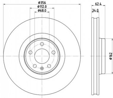 Автозапчастина HELLA 8DD355126691 (фото 1)