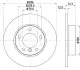Гальмівний диск HELLA (8DD355127031) зображення 4