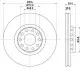 Тормозной диск HELLA (8DD355127191) изображение 1